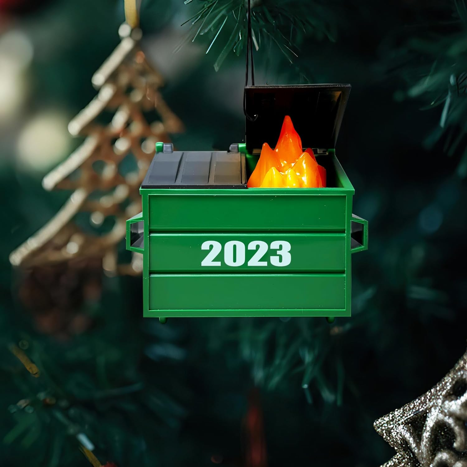 Dumpster Fire Ornament