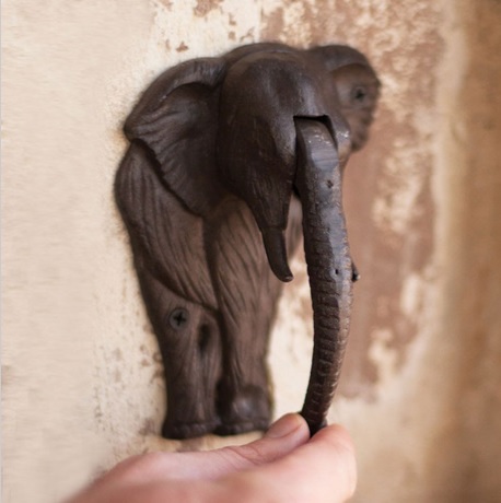 Elephant Trunk Door Knocker
