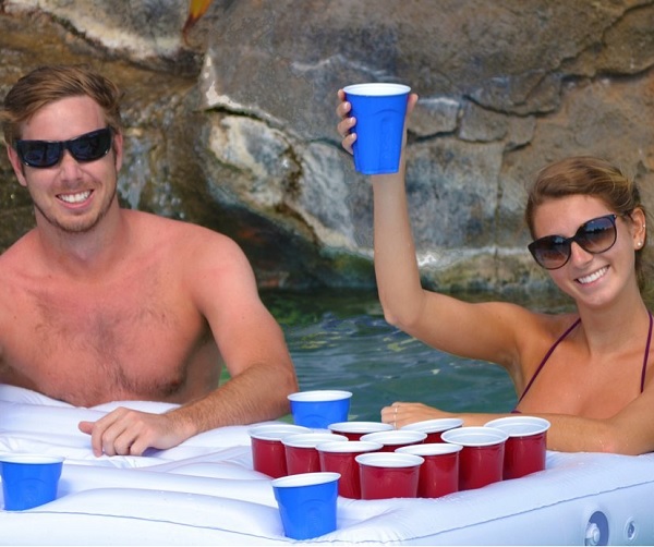 Floating Beer Pong Table